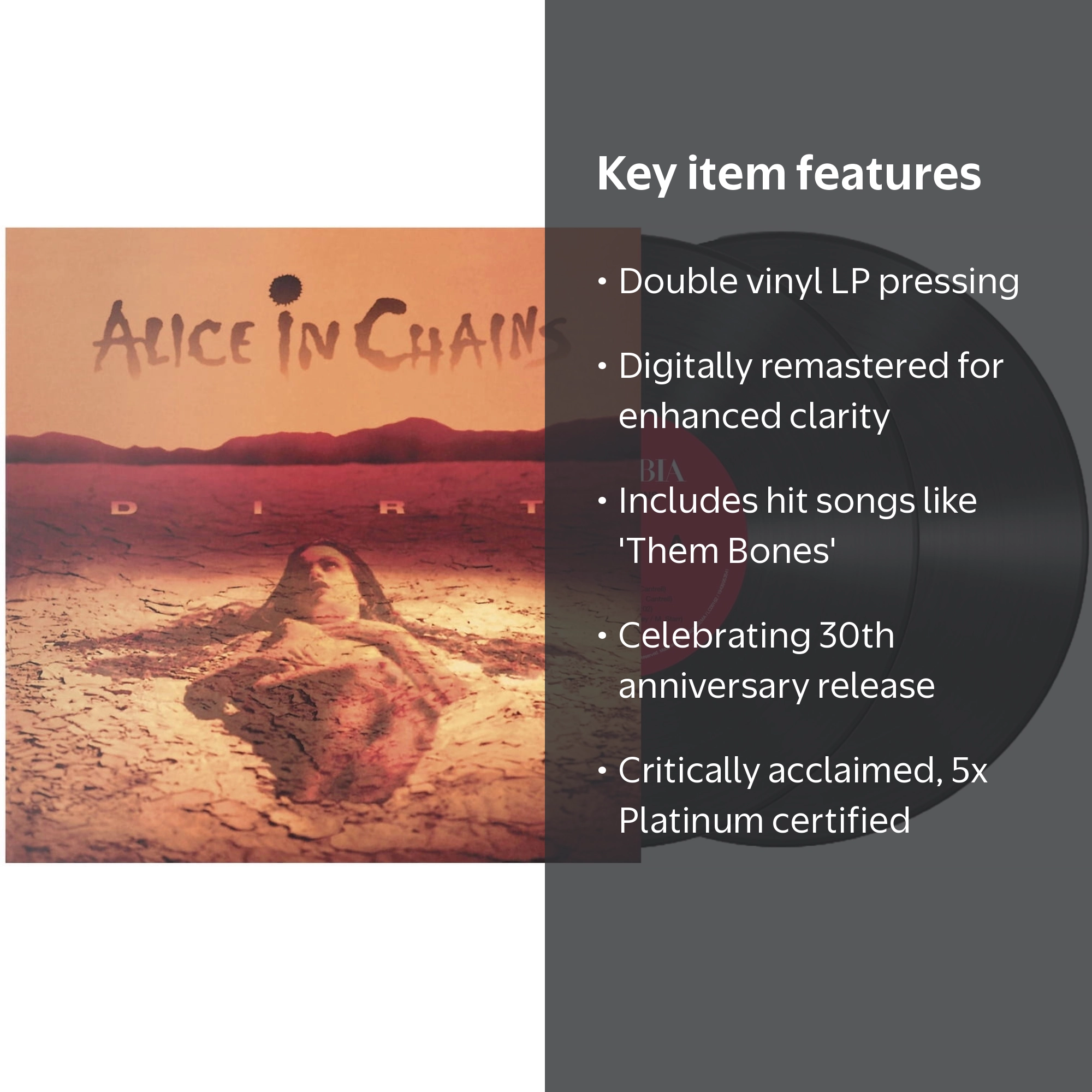 Alice in Chains - Dirt - Music & Performance - Vinyl - Walmart.com