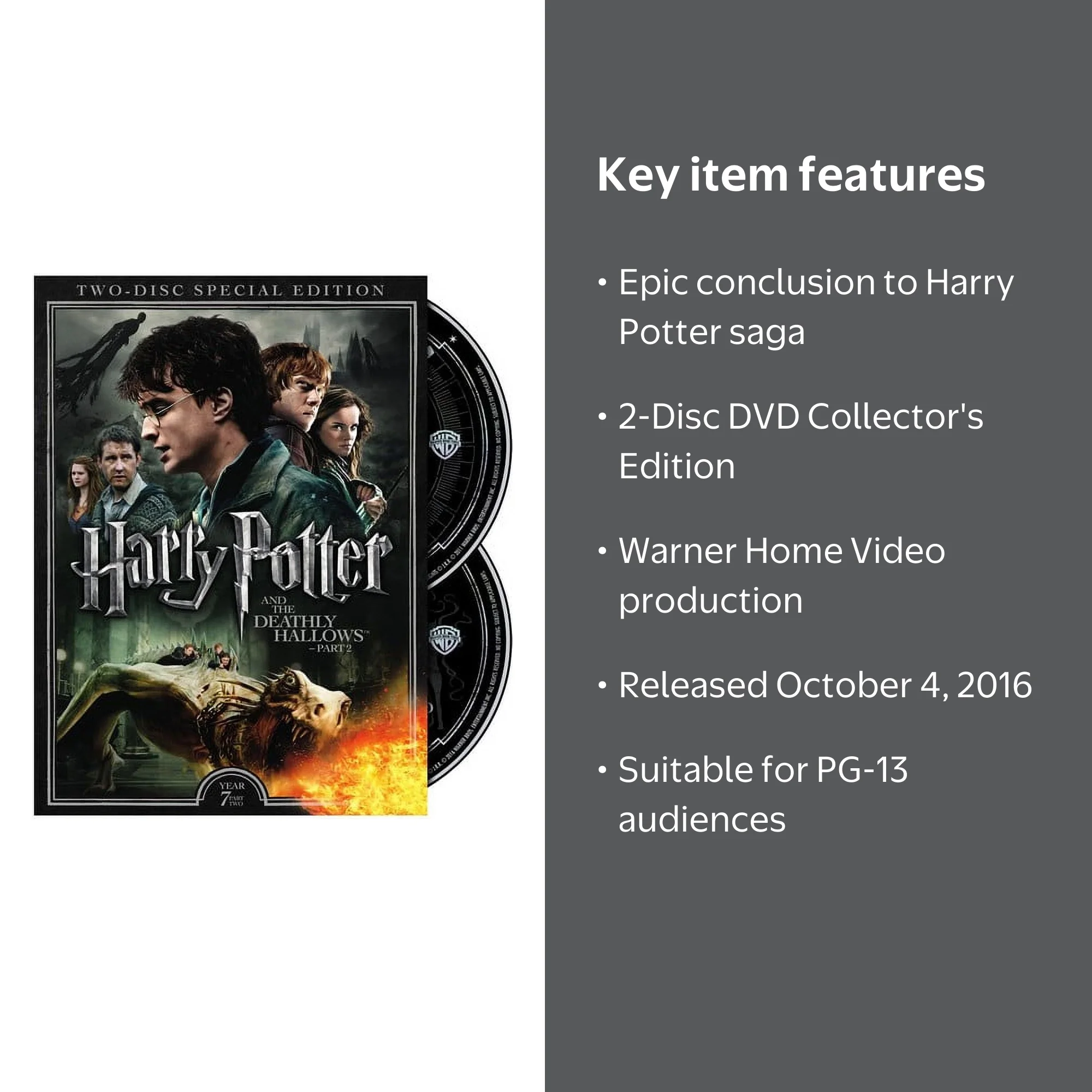 Harry Potter and the Deathly Hallows: Part 2 (DVD 2-Disc