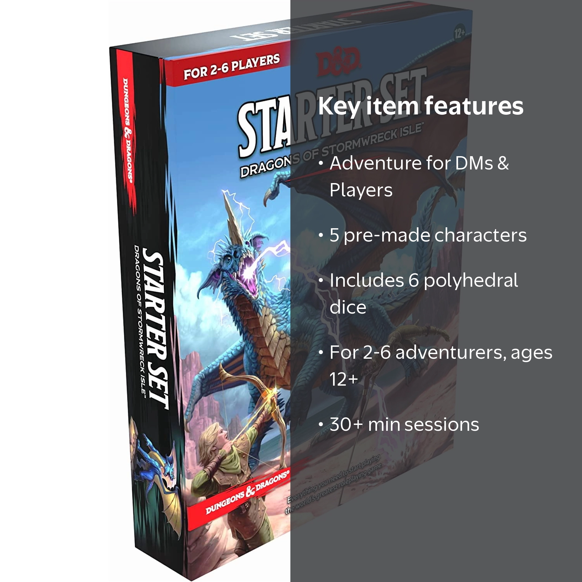 Dungeons & Dragons Dragons of Stormwreck Isle Starter Set for Ages