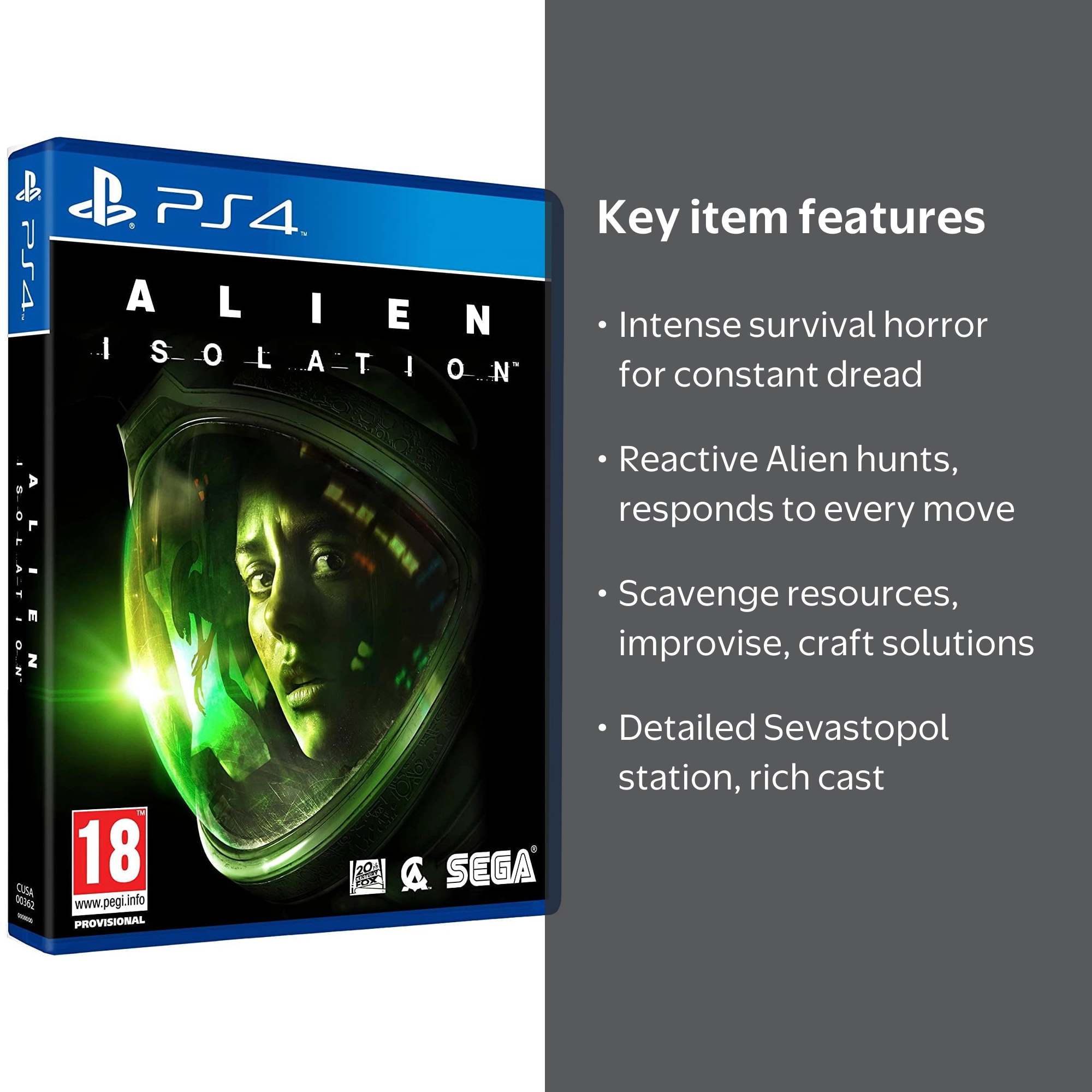 SEGA, Alien Isolation, PS4 / Playstation 4, How will you survive