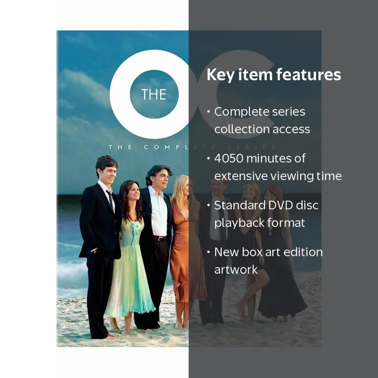 Warner Bros, DVD Collection, The O.C. Complete Series, 4050 mins