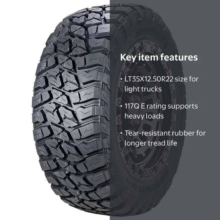 Landspider WildTraxx M/T Mud Terrain LT35X12.50R22 117Q E Light