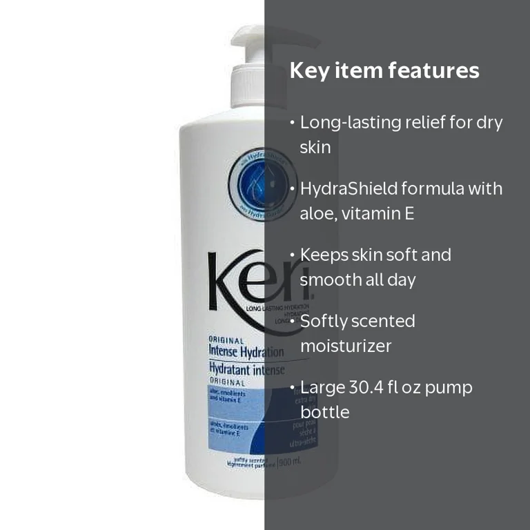 Keri, Body Moisturizer, Intense Hydration, Softly Scented, Pump