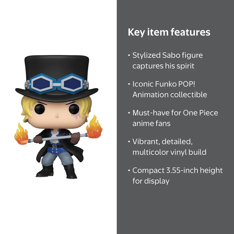 Funko POP! Animation: One Piece - Sabo - Walmart.com
