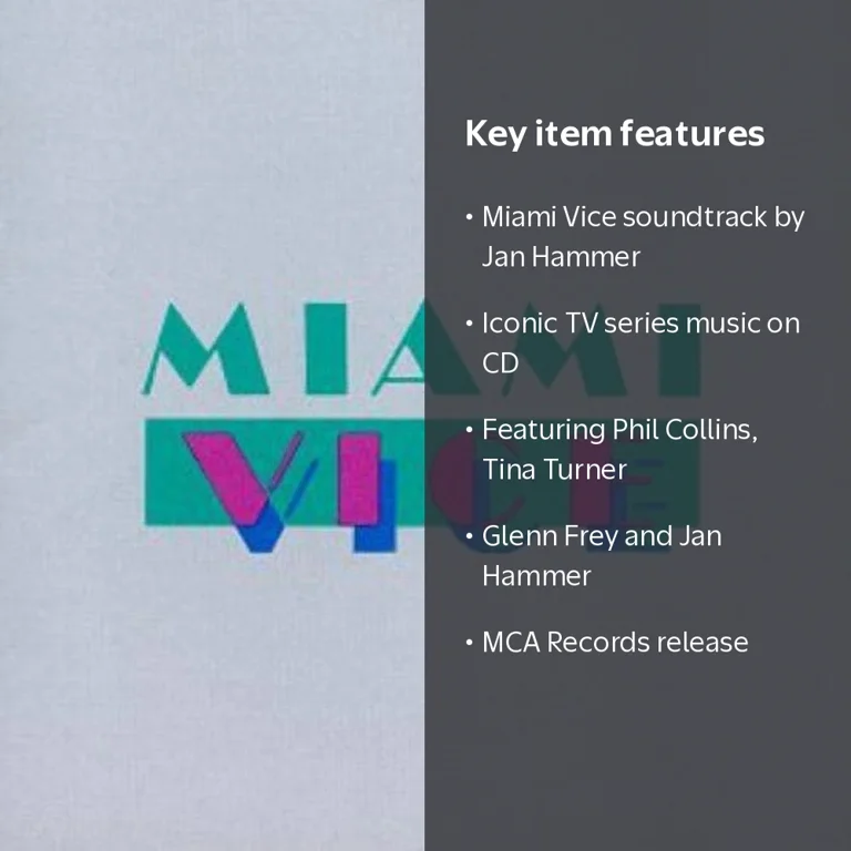 Miami Vice / TV O.S.T. - Miami Vice Soundtrack - TV Soundtracks