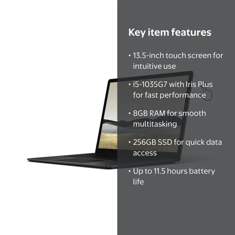 Free Shipping! \Microsoft Surface Laptop 3, 13.5\\ Touch, Intel i5