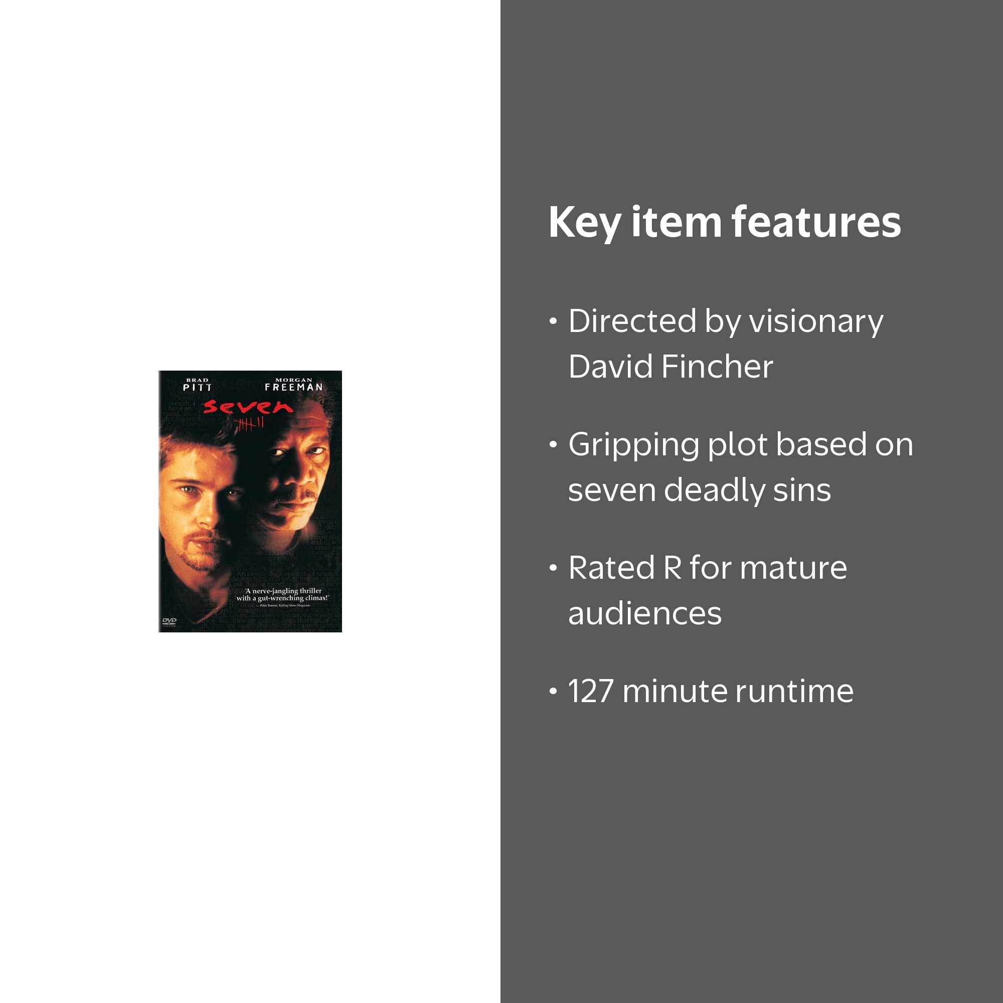 New Line Home Video - Seven [DIGITAL VIDEO DISC] - Walmart.com