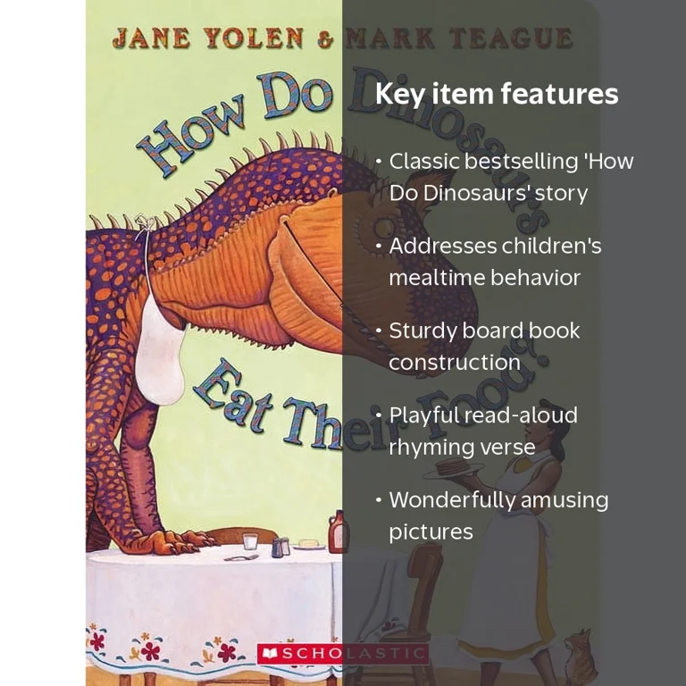 Jane Yolen, Board Book, How Do Dinosaurs Eat Their Food?, 2023-05