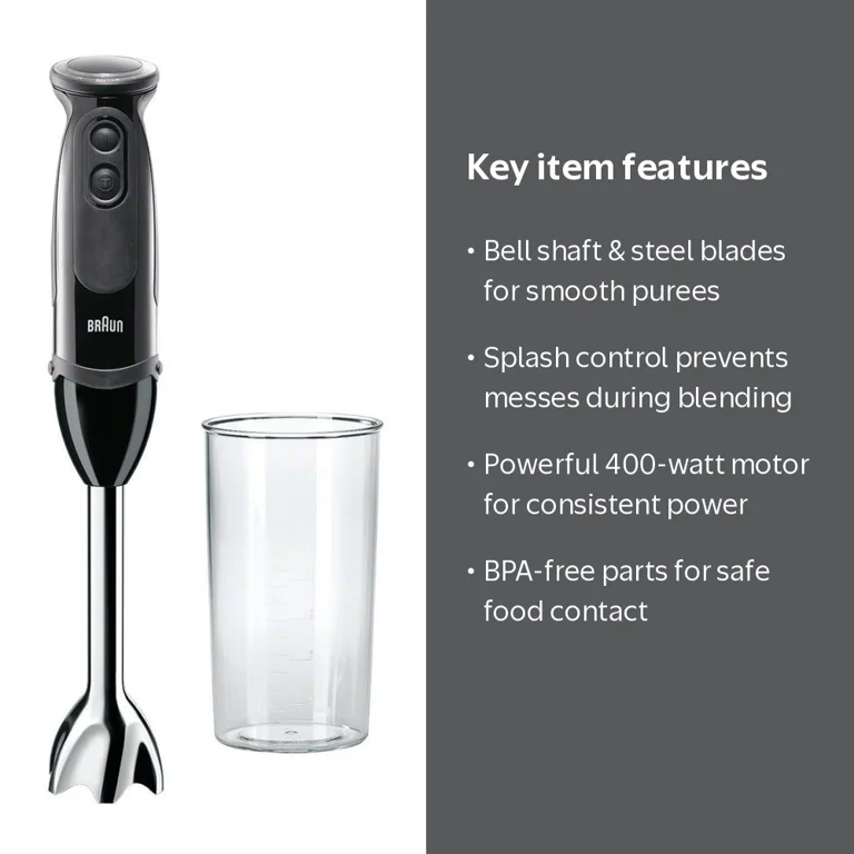 Braun MultiQuick 5 Vario Hand Blender with 21 Speeds - Walmart.com