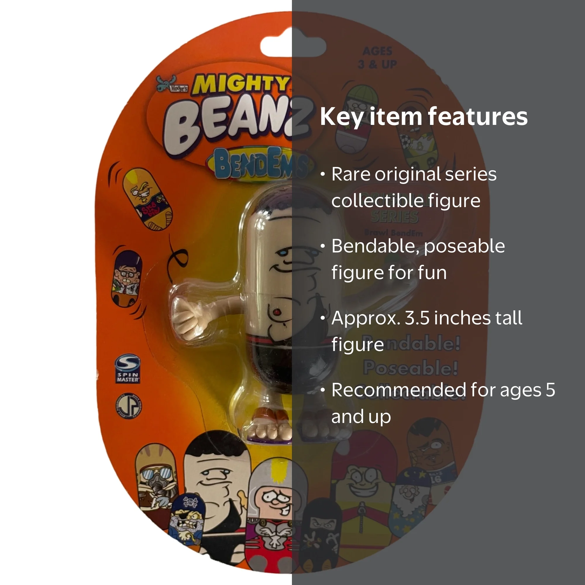 Mighty Beanz BendEms Collectible Brawl Beanz Original Series