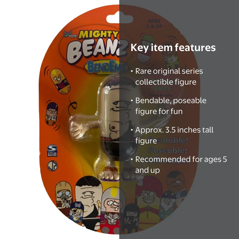 80’S★ミスターピーナッツ★トイリング★475★ビンテージ★おもちゃの指輪 Mighty Beanz BendEms Collectible Brawl Beanz Original Series