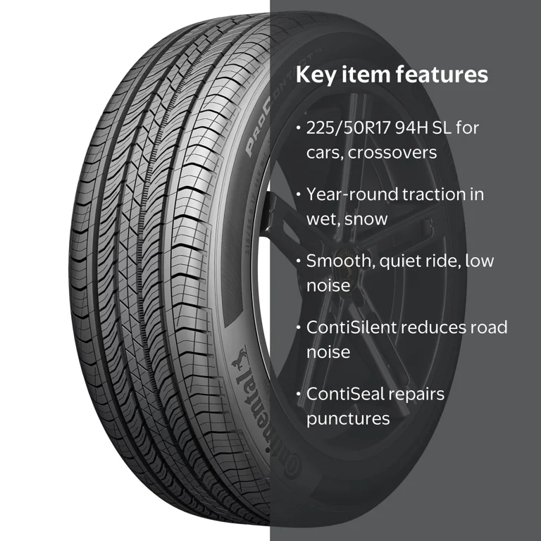 Continental ProContact TX All Season 225/50R17 94H Passenger Tire
