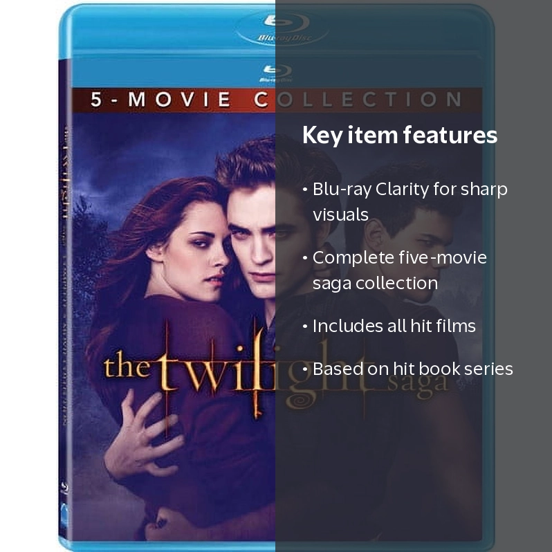 Lionsgate The Twilight Saga: 5-Movie Collection Blu-ray - Walmart.com