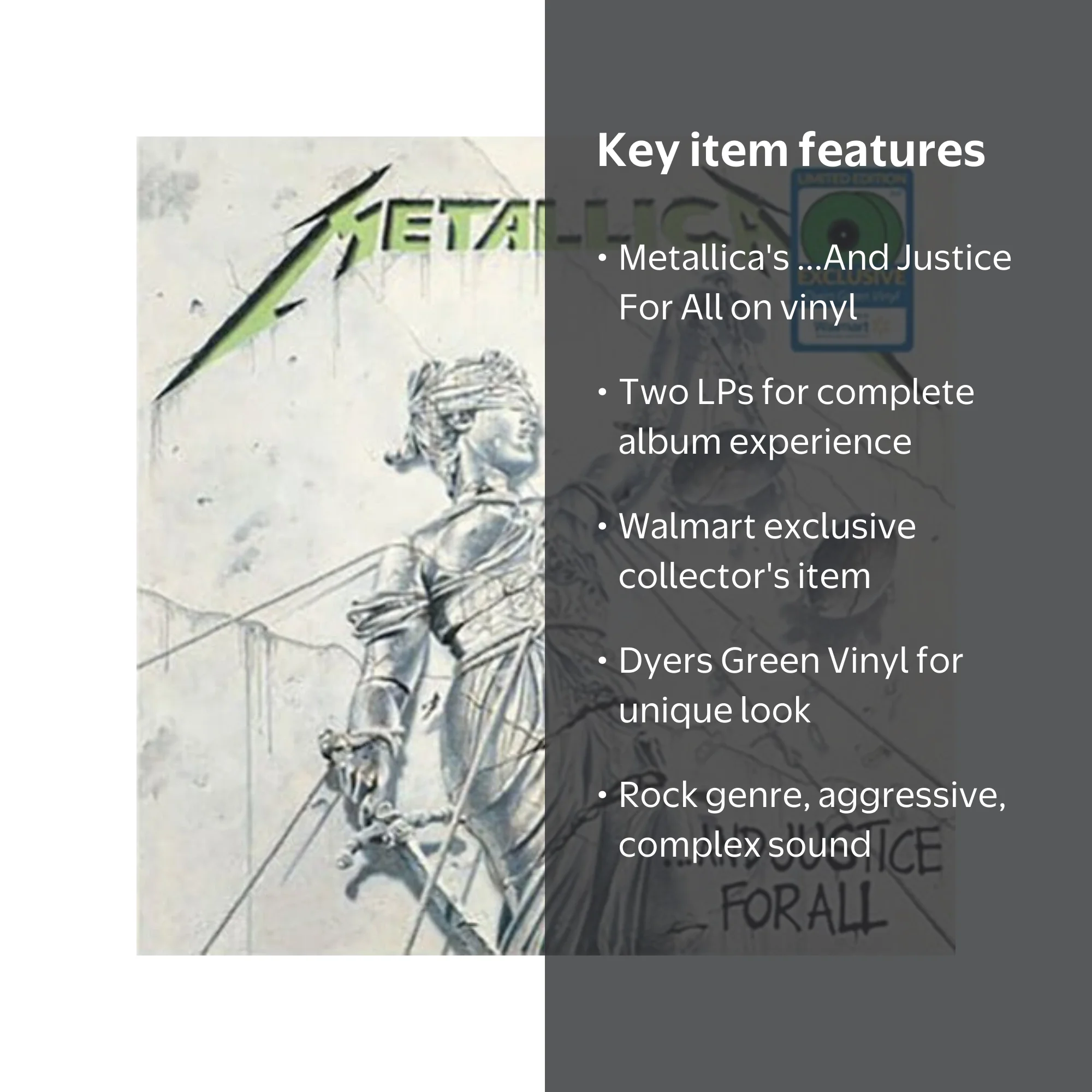 Metallica - And Justice For All (Walmart Exclusive) - Vinyl