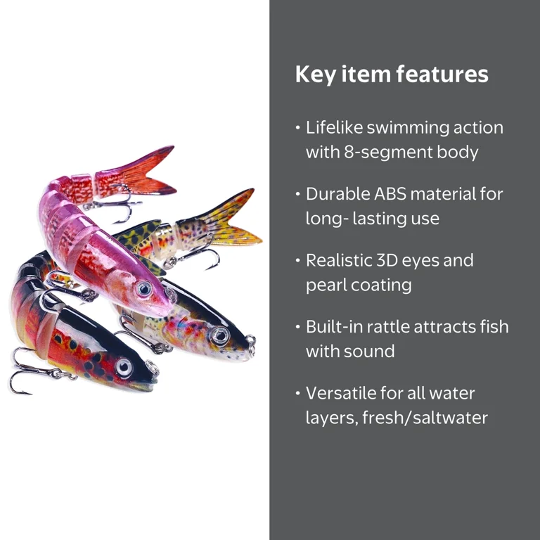 amazon bass top water lures Pirana Jerk Realistic Design Evergreen Amazon Pencil Walking Bait
