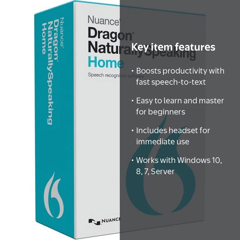 Nuance Dragon NaturallySpeaking 13 Home Speech Recognition