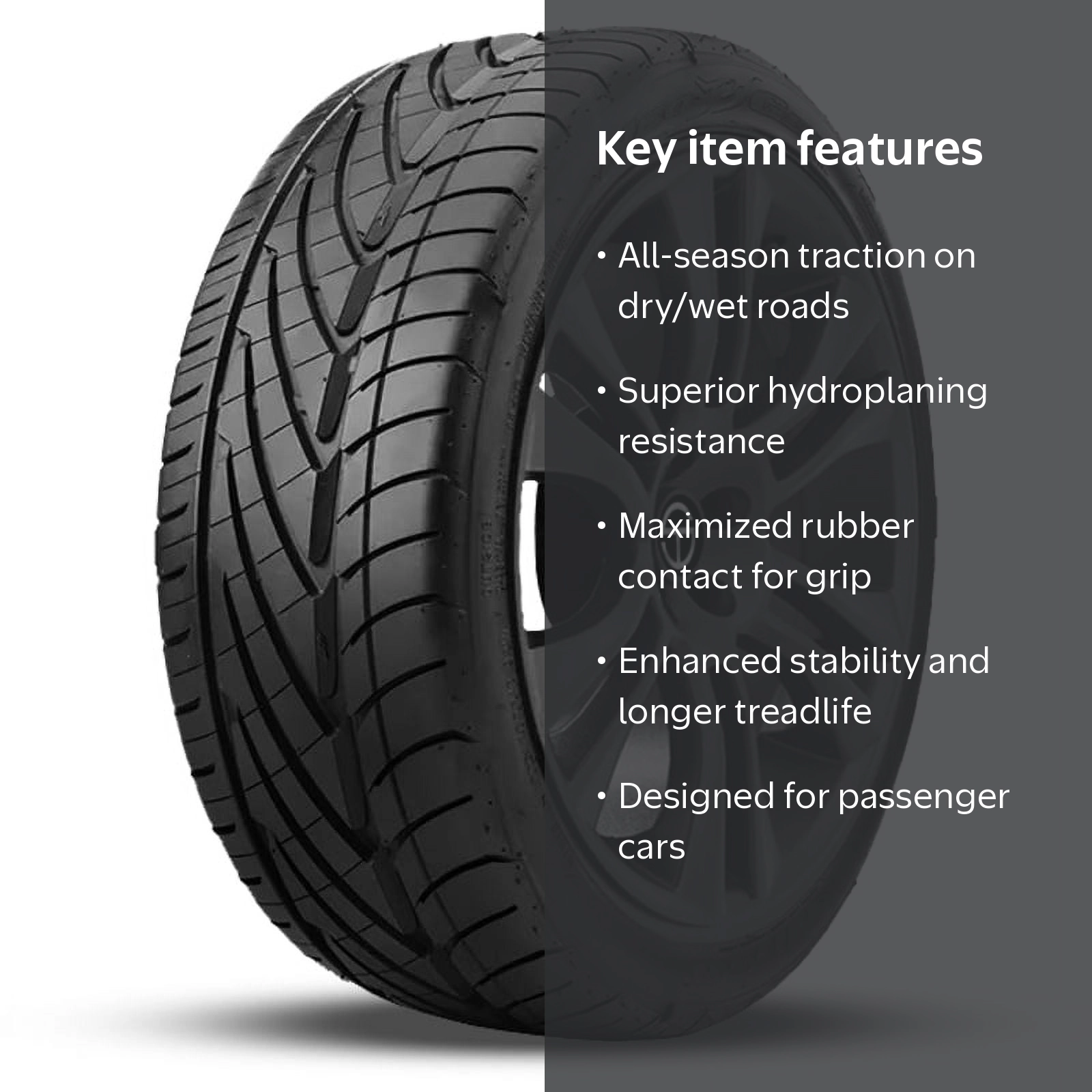 Nitto, Passenger Tire, 225/40ZR18 92W XL, All Season Performance