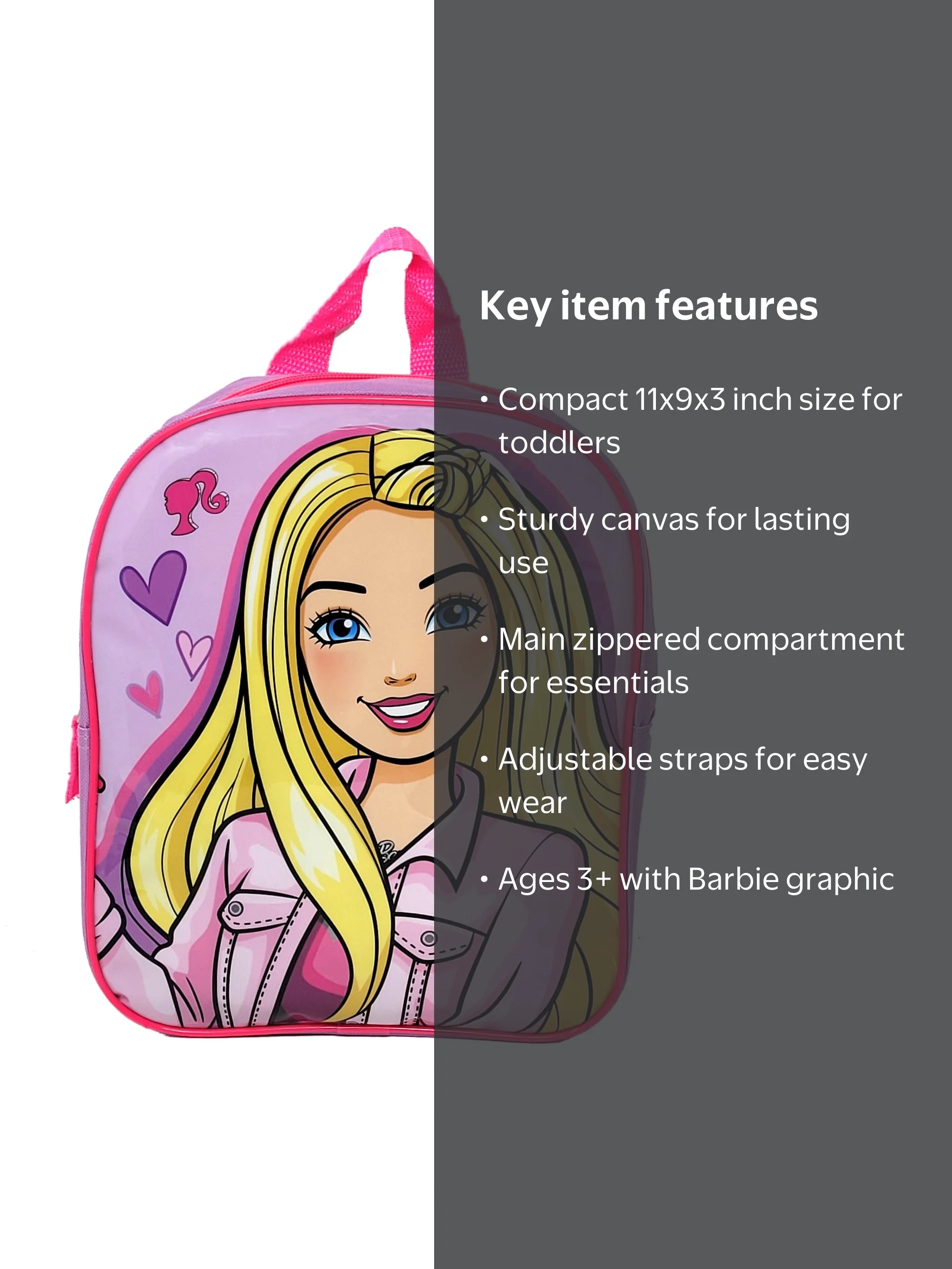 barbie mini backpacks Backpack for Kids Set - 10” Faux Leather Barbie Backpack with Front Pocket Plus Unicorn Button | Barbie Backpack Bundle for Girls From her origins as a teenage fashion model to her diverse range of careers Vintage Barbie Mini Backpack –