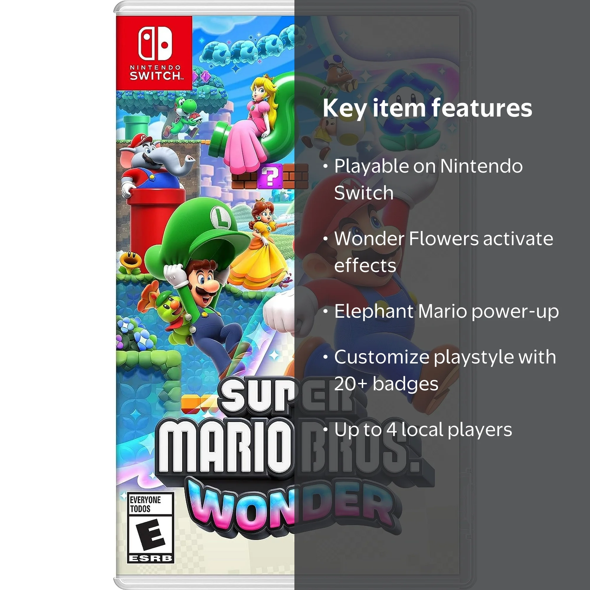 Pre-Owned Super Mario Bros. Wonder - Nintendo Switch - U.S.