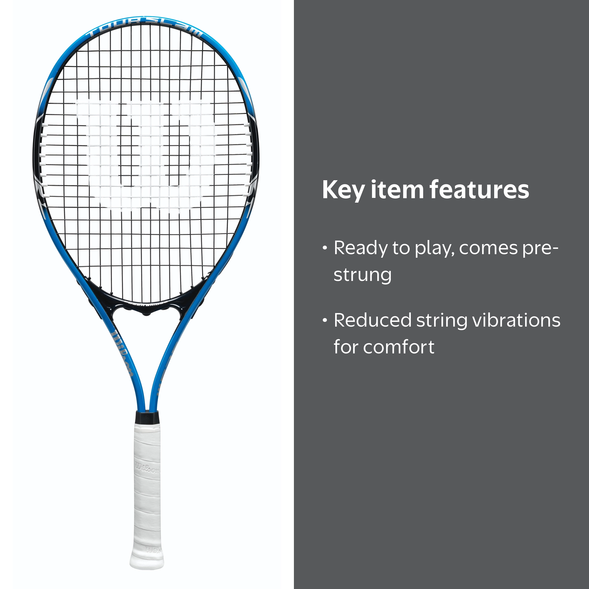 Wilson Tour Slam Lite Oversized Head Tennis Racket - Walmart.com