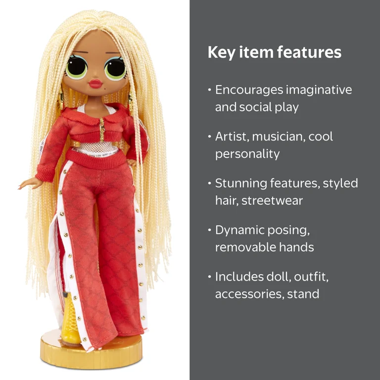 LOL Surprise OMG Swag Fashion Doll with Fierce Accessories for