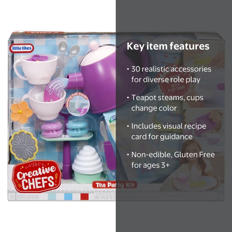 Little Tikes Creative Chefs Tea Party Kit - Walmart.com