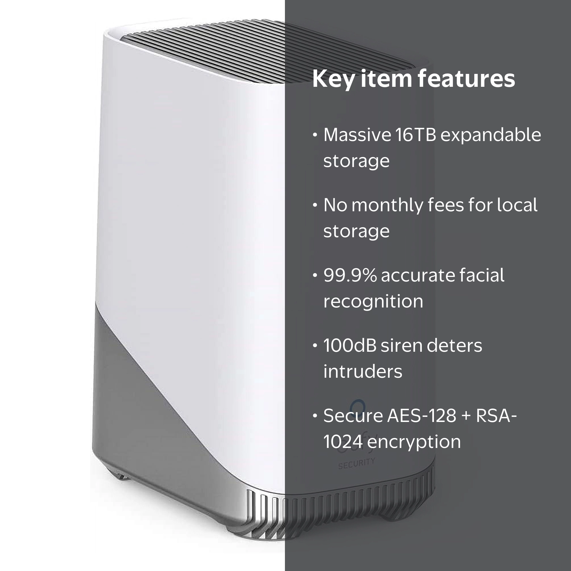 eufy Security HomeBase S380, 16TB Expandable Local Storage