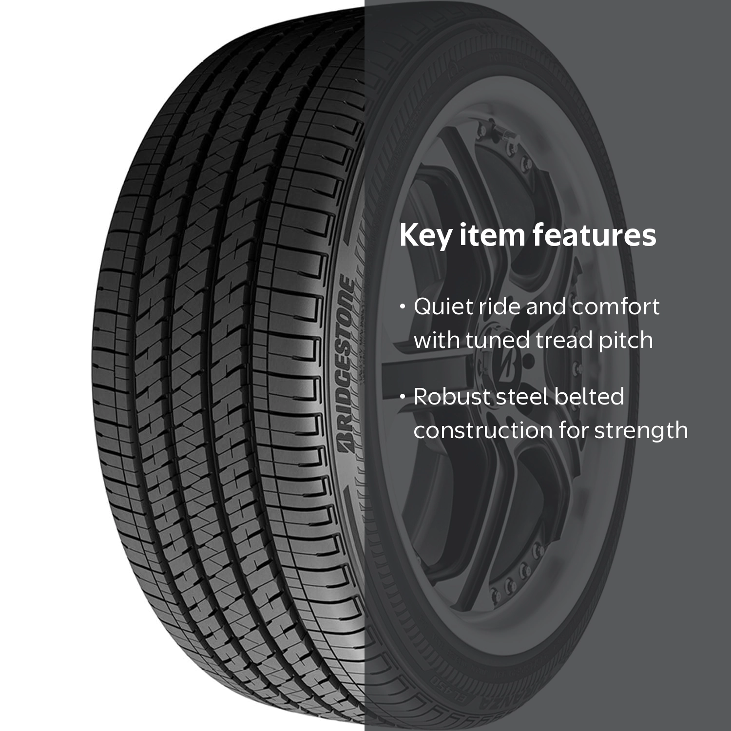 Bridgestone Turanza EL450 All Season 235/50R19 99V Passenger Tire