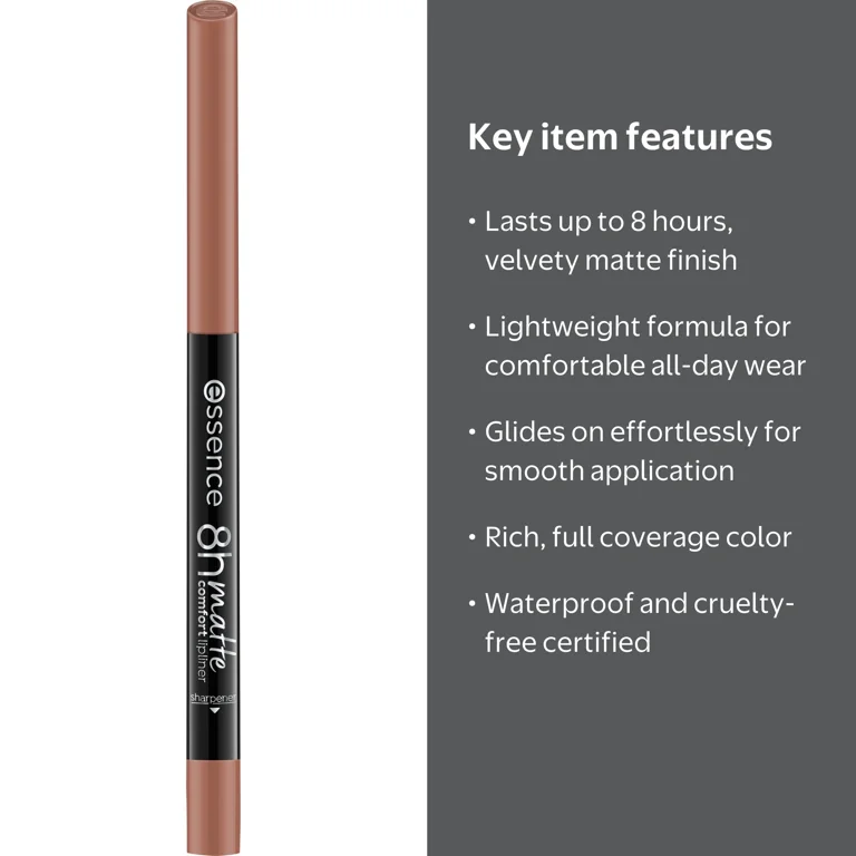 essence 8H Matte Comfort Lipliner, 01 Cinnamon Spice - Walmart.com