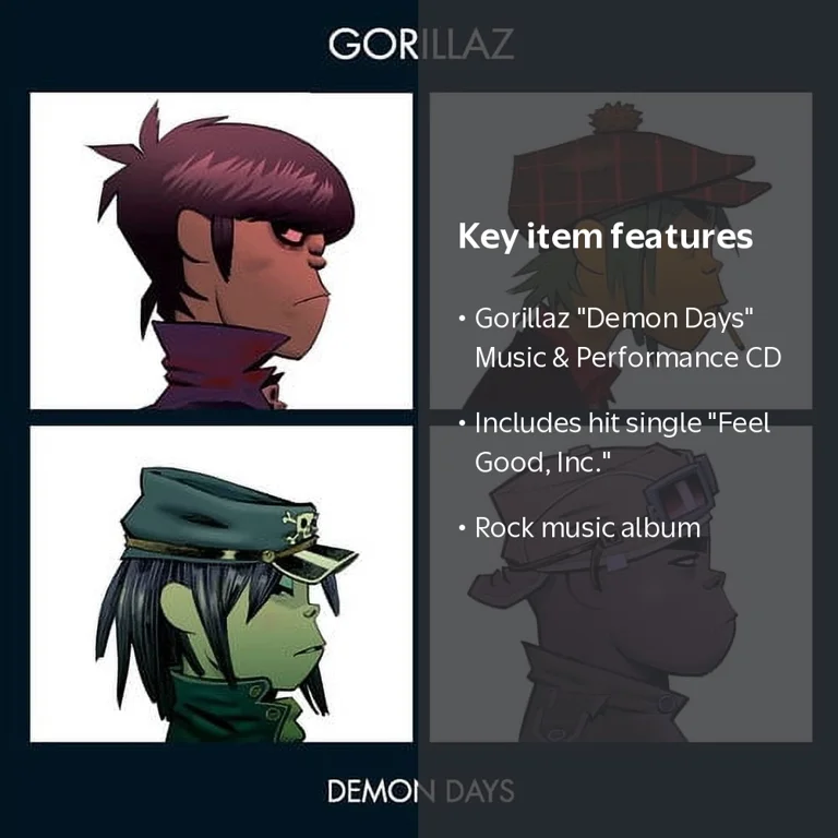 Gorillaz - Demon Days - Music & Performance - CD - Walmart.com