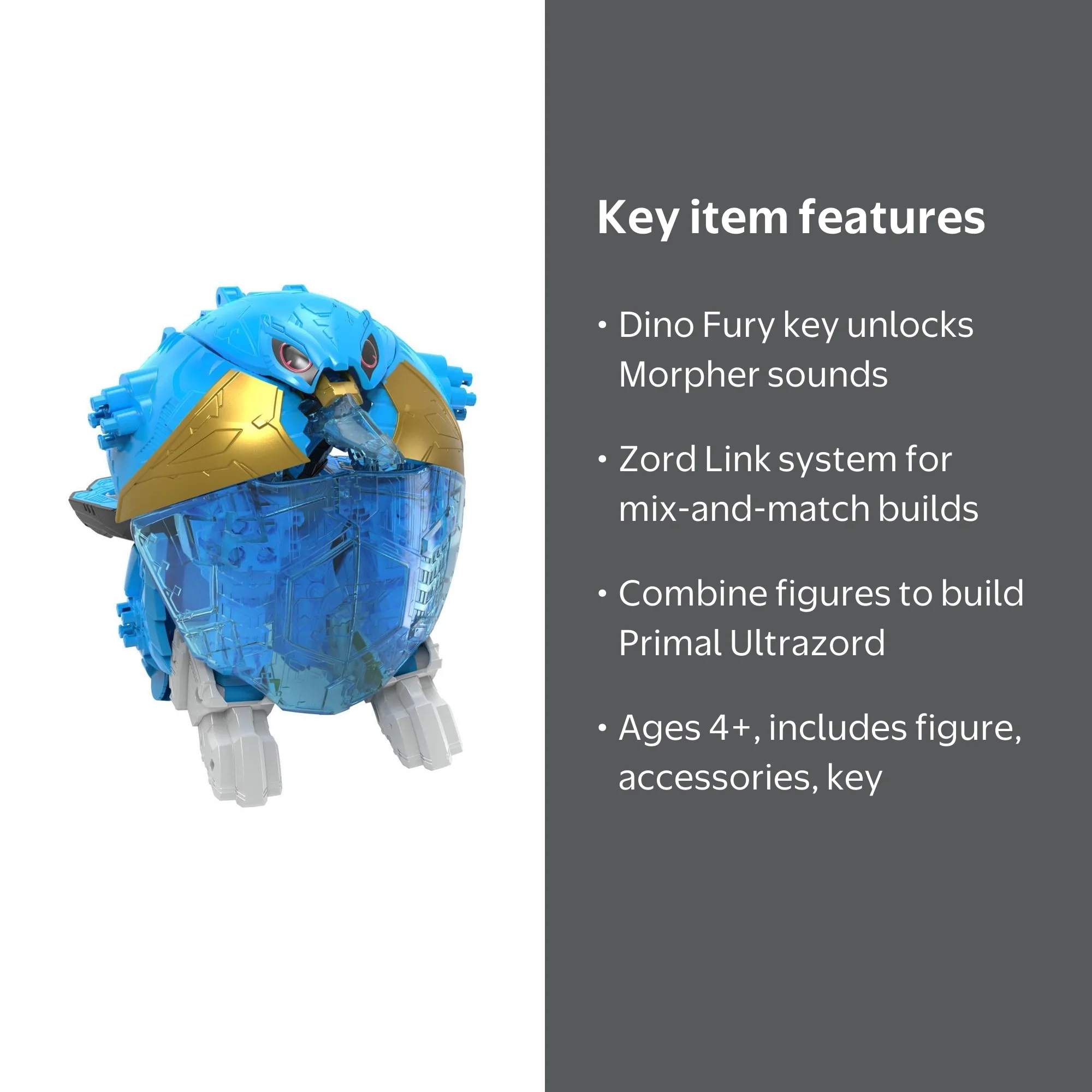 Power Rangers Dino Ptera Freeze Zord, Morphing Dino Robot Zord