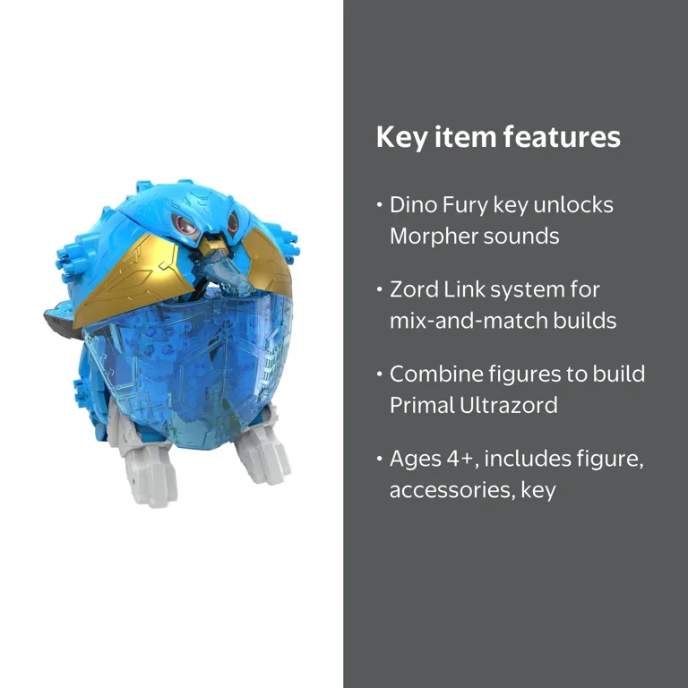 ぶりぶりZ　最新ver Power Rangers Dino Ptera Freeze Zord, Morphing Dino Robot Zord