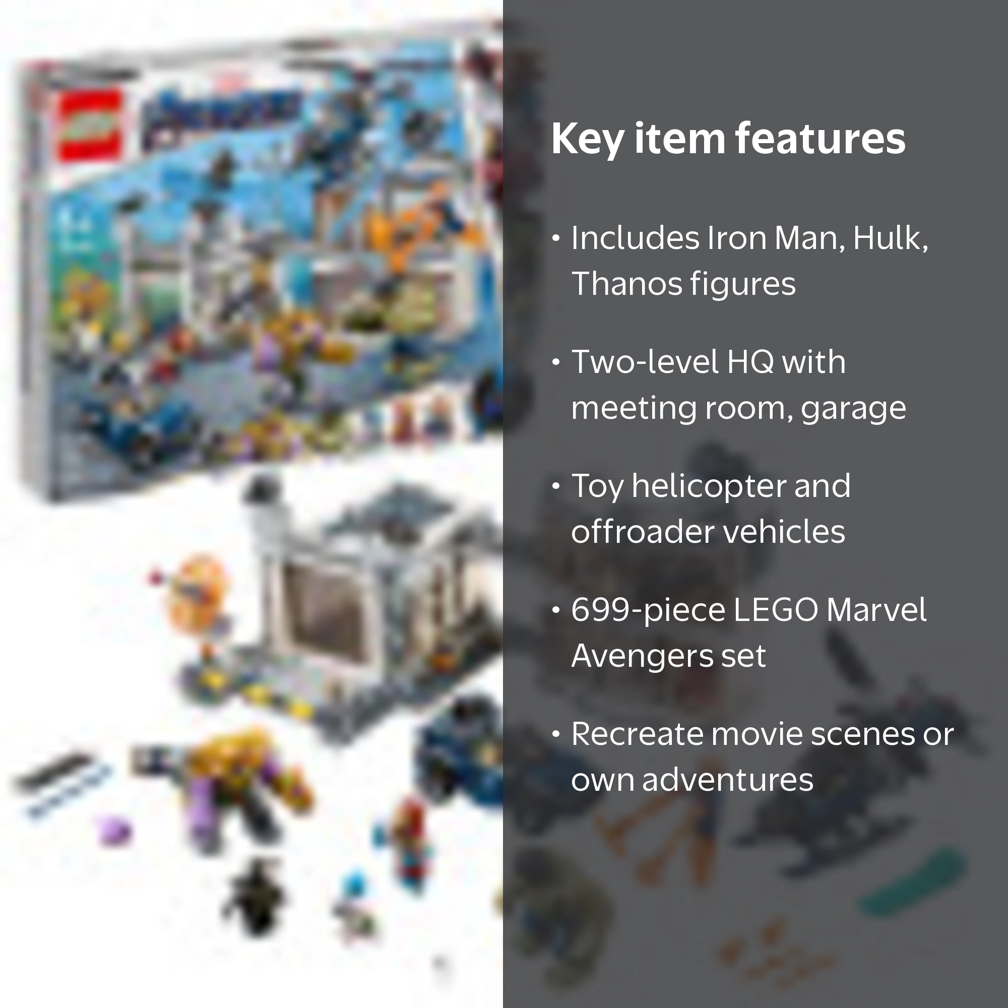 LEGO, Marvel Avengers Compound Battle, 76131, 699 Pieces - Walmart.com