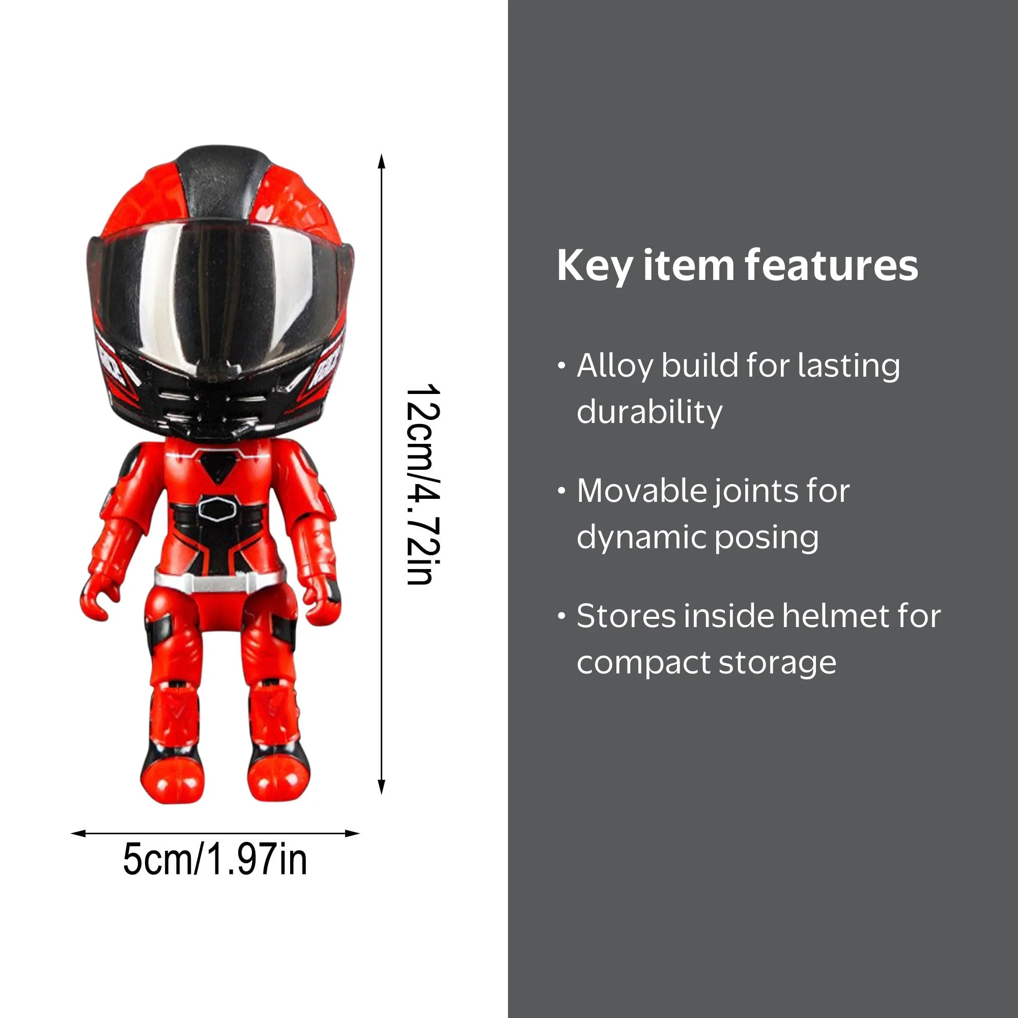 bird helmet motorcycle action figure 1/12 Crow DH Toys Accessory Trendy Bird Plush Helmet Accessory: Universal