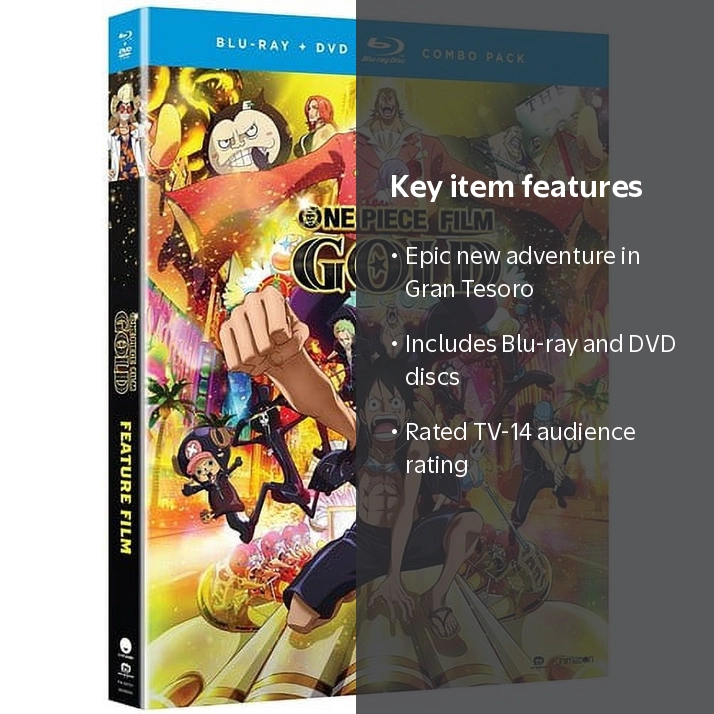 Sony, One Piece Film Gold, Blu-ray DVD, Action Adventure Fantasy
