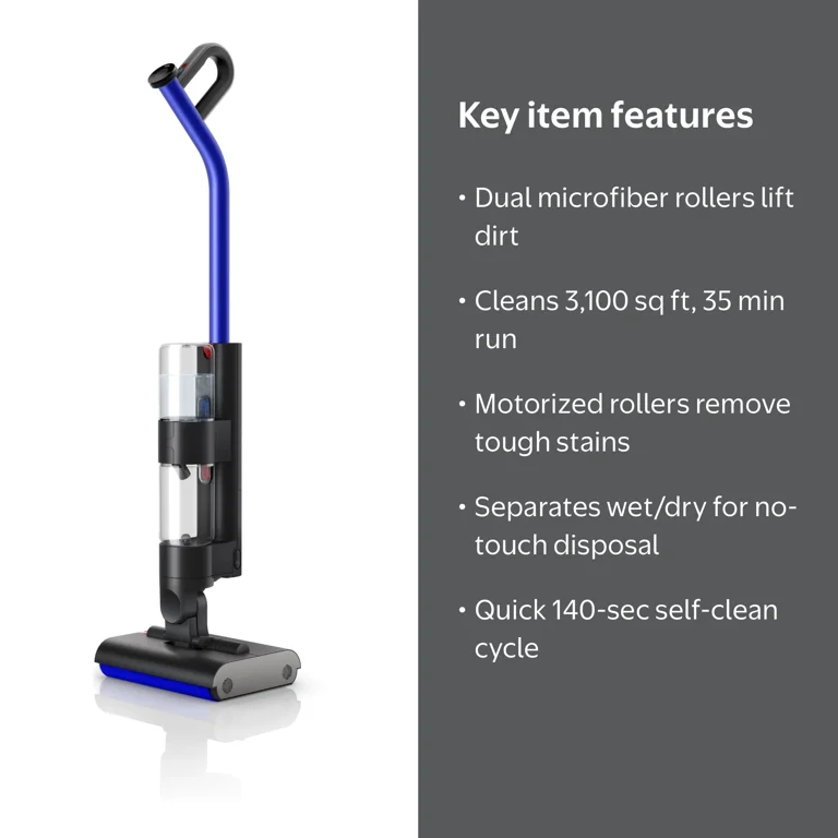 Dyson WashG1™ Wet Cleaner | Matte Black/Ultra Blue - Walmart.com