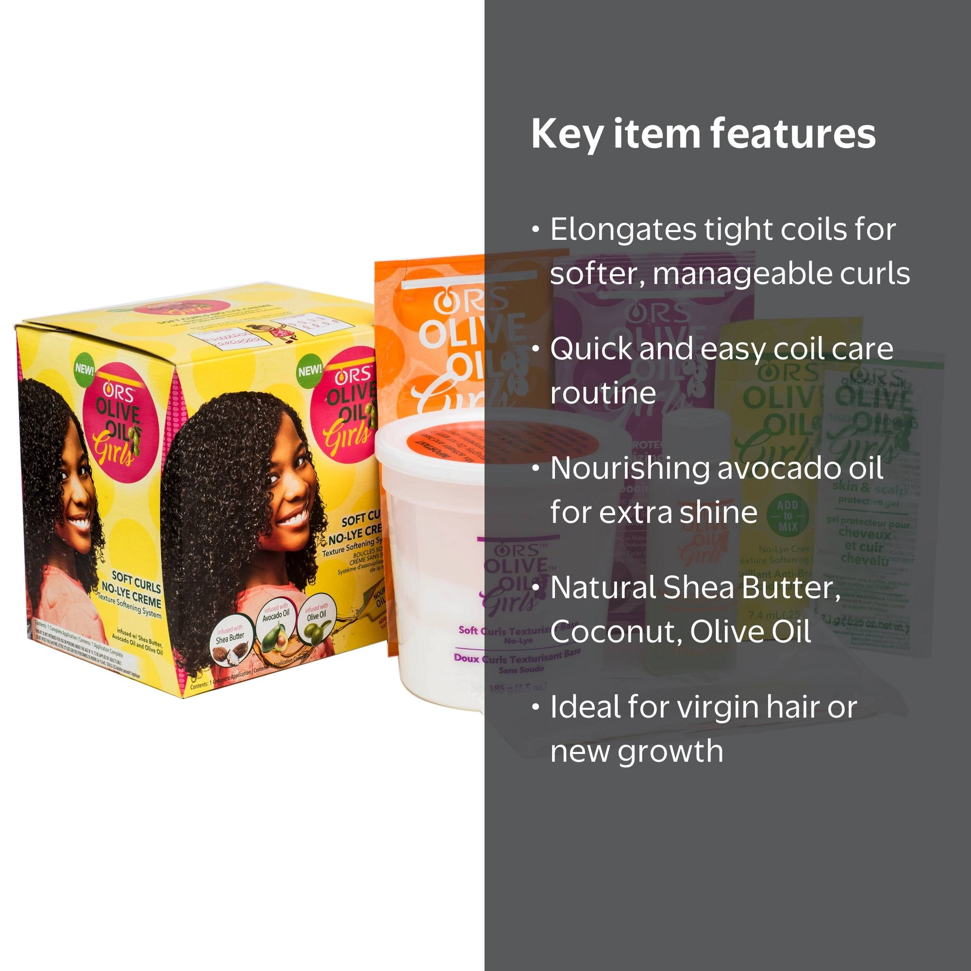 Gentle Anti-Hair Boost Treatment: Soft Curls No-Lye Creme Texture