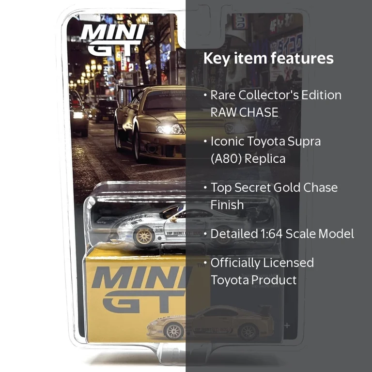 MINI GT 1:64 Toyota Supra (A80) Top Secret GT-300 – Top Secret