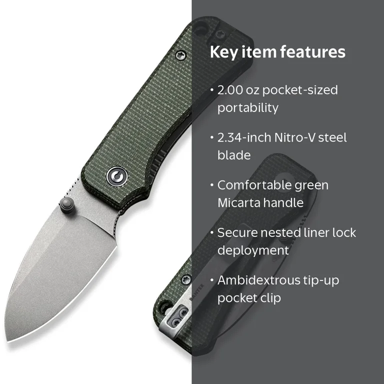 CIVIVI Baby Banter Small Pocket Folding Knife 2.34