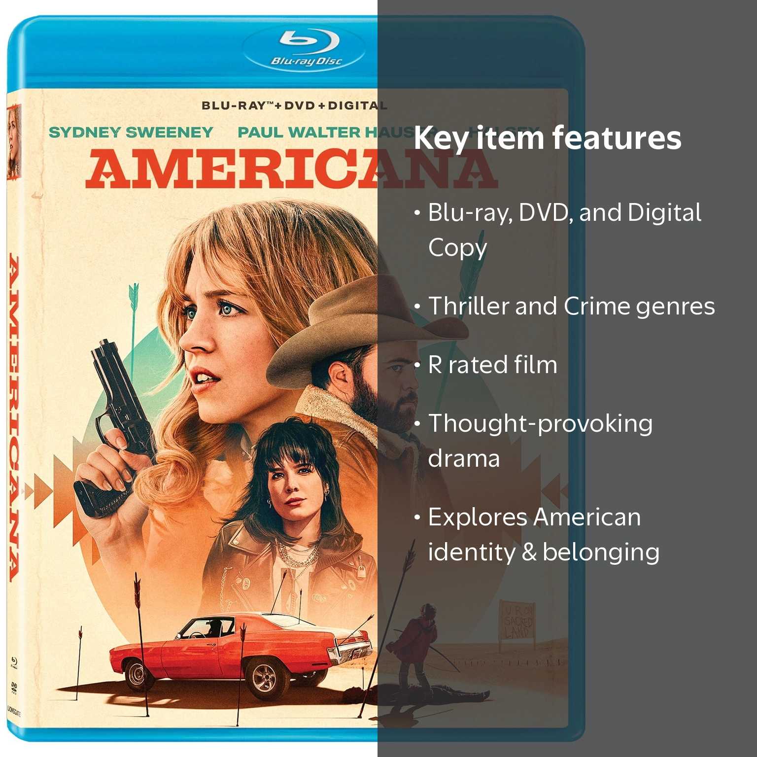Lionsgate, Blu-ray + DVD + Digital Copy, Americana, Thriller Crime