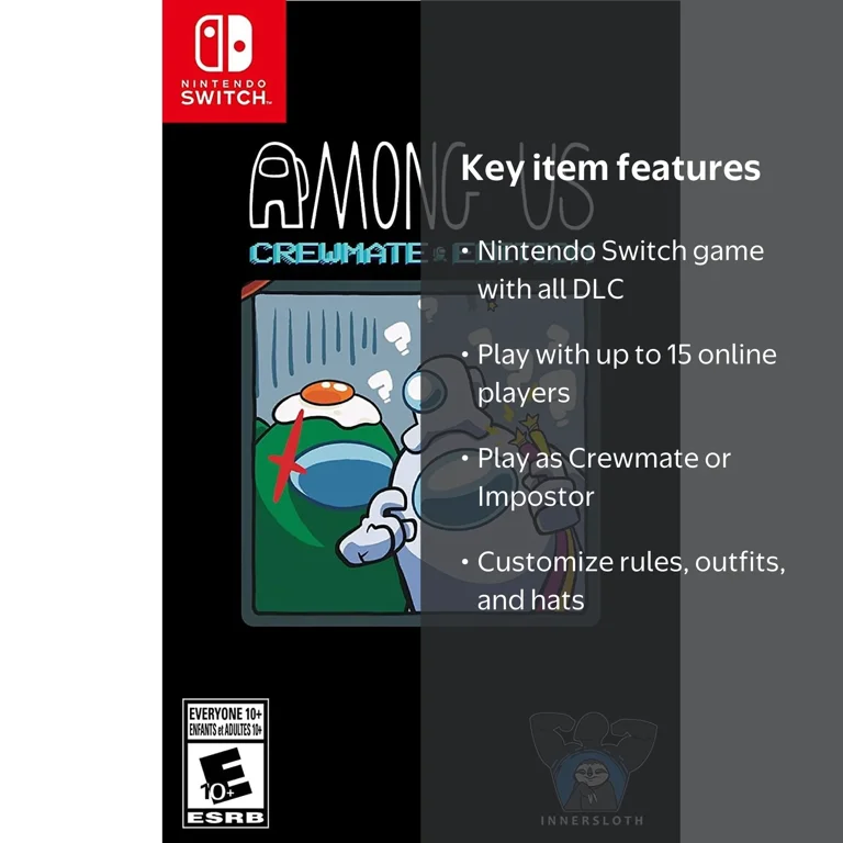 Nintendo Switch - NintendoSwitch 128GB SDカード付 MHXX AmongUs Maximum Games Among Us: Crewmate Edition for Nintendo Switch