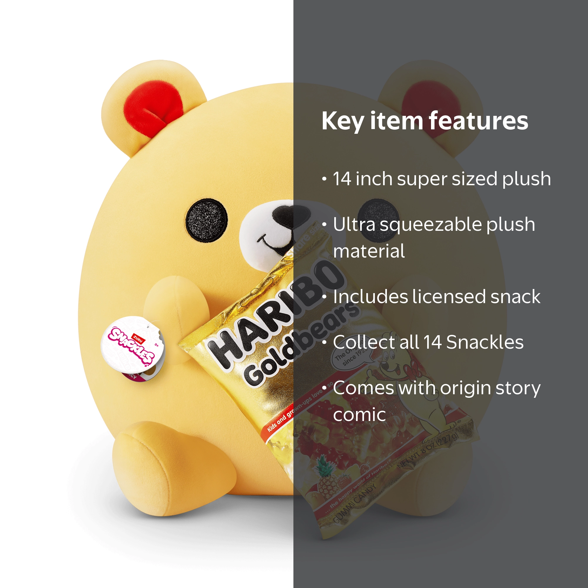 Snackles Super Sized 14 inch Snackle(Nancy) by ZURU Plush Toy