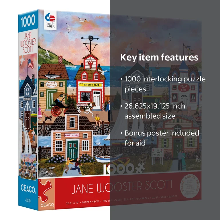 Ceaco Joyful Perfection Jane Wooster Scott 1000 Piece Interlocking