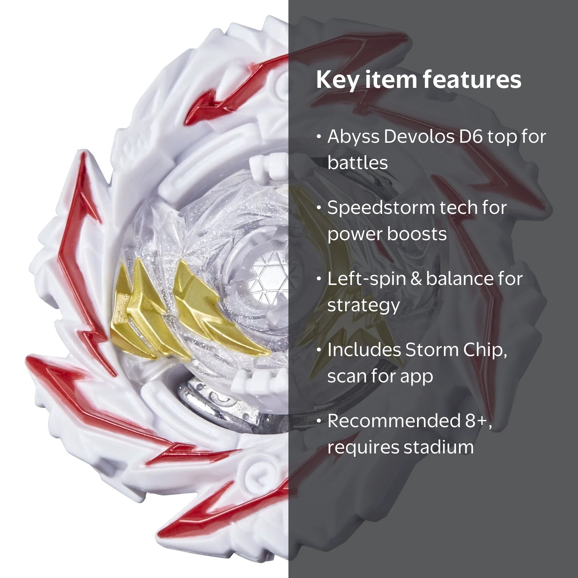 Beyblade Burst Surge Speedstorm Abyss Devolos D6 Single Pack