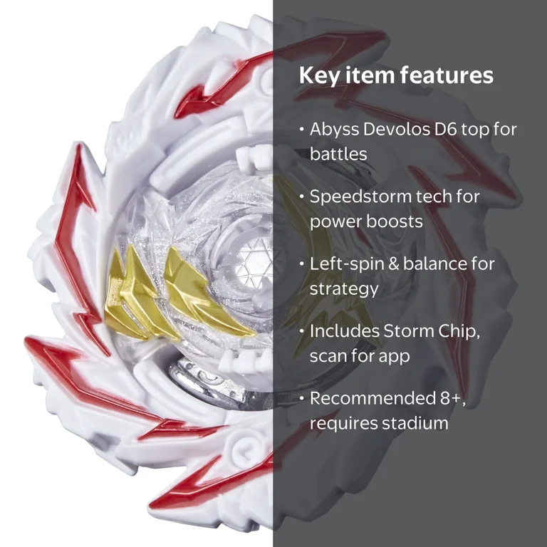 Beyblade Burst Surge Speedstorm Abyss Devolos D6 Single Pack