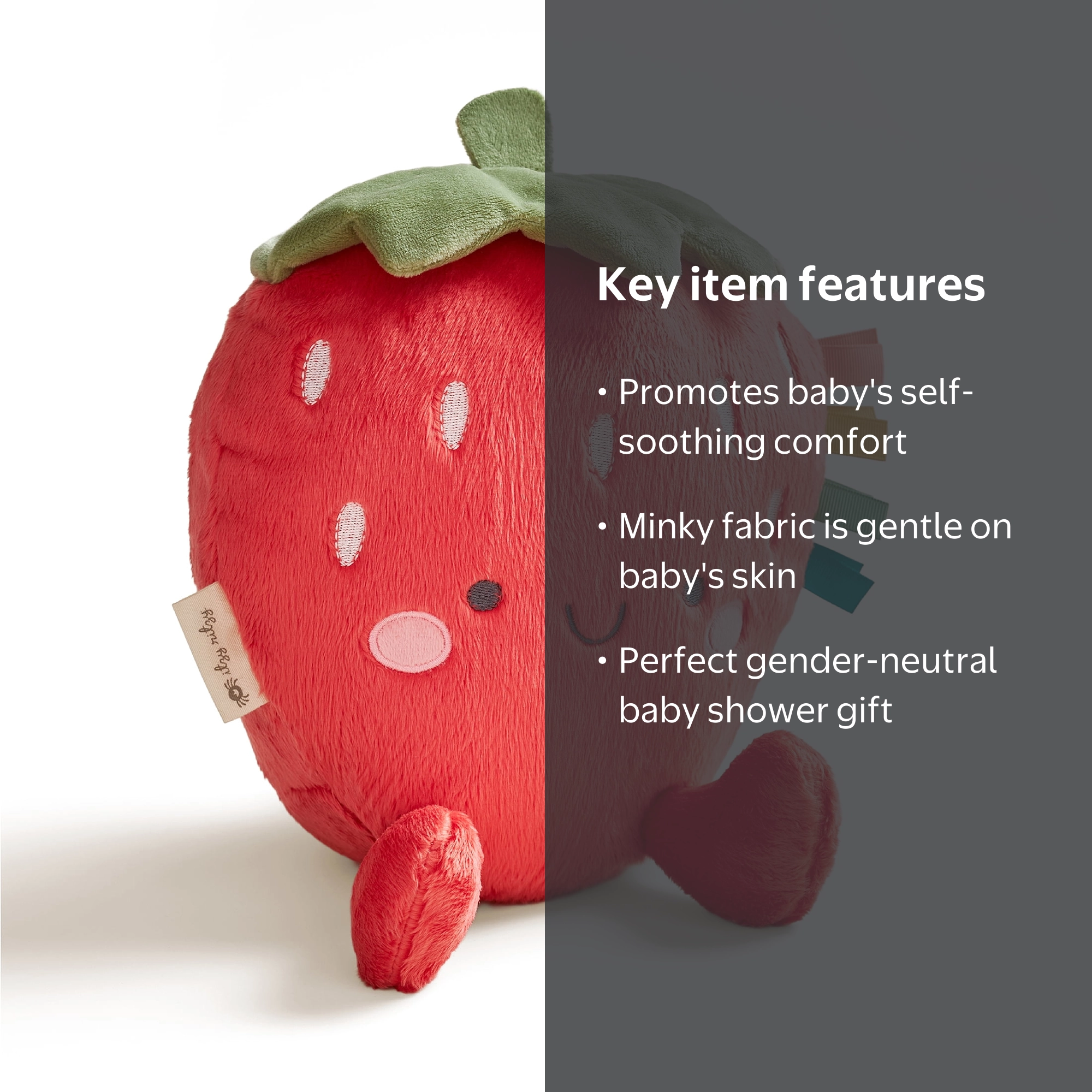 Itzy Ritzy Sweetie Snuggles Plush Strawberry, Bonnie the