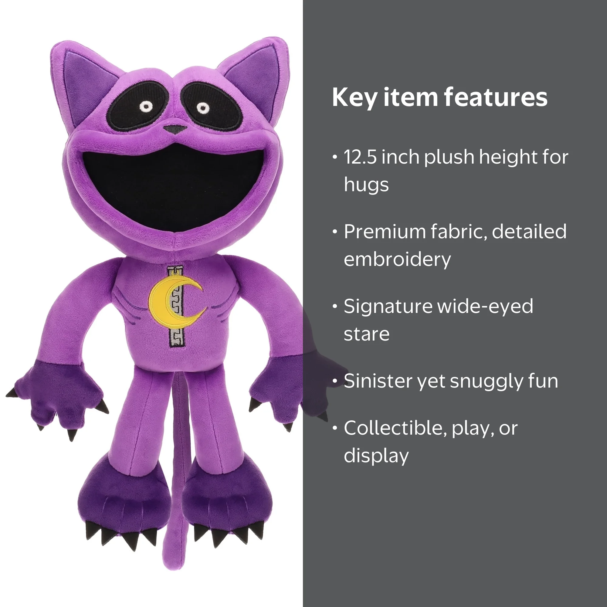 Poppy Playtime — Deluxe Plush — Monster CatNap — Smiling Critters