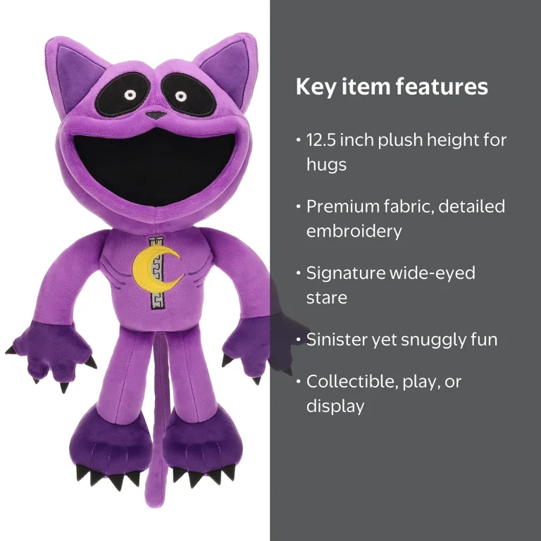PhatMojo Poppy Playtime Series 3 Monster CatNap Plush Toy 12.5