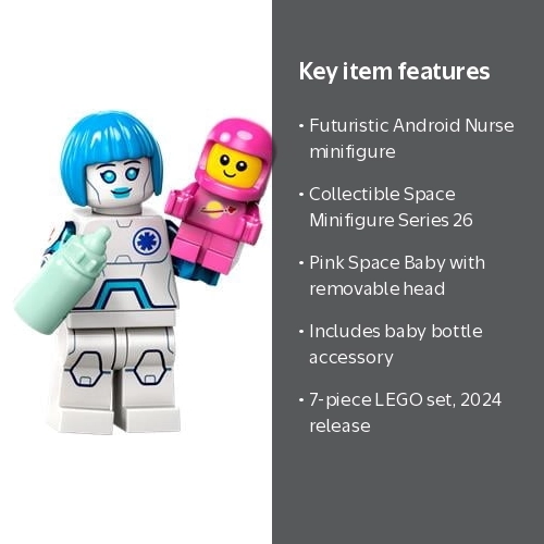 LEGO, Minifigure Series 26 Space Nurse Android, 71046-6, Sealed