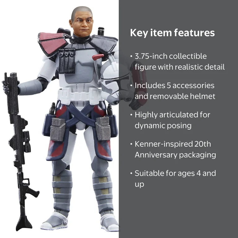 Star Wars Vintage Collection 3.75'' ARC Commander Colt Action